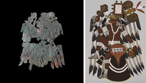 Falcon Dancer Copper Plate 1300-1350 CE