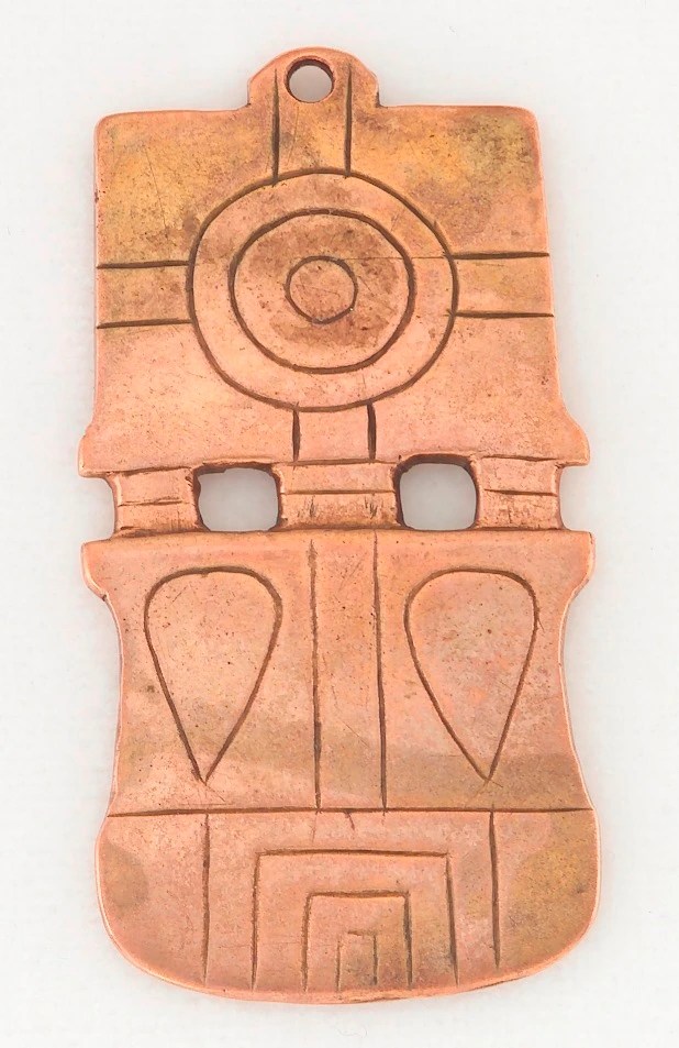 Ceremonial tablet or pendant. 1500-1763